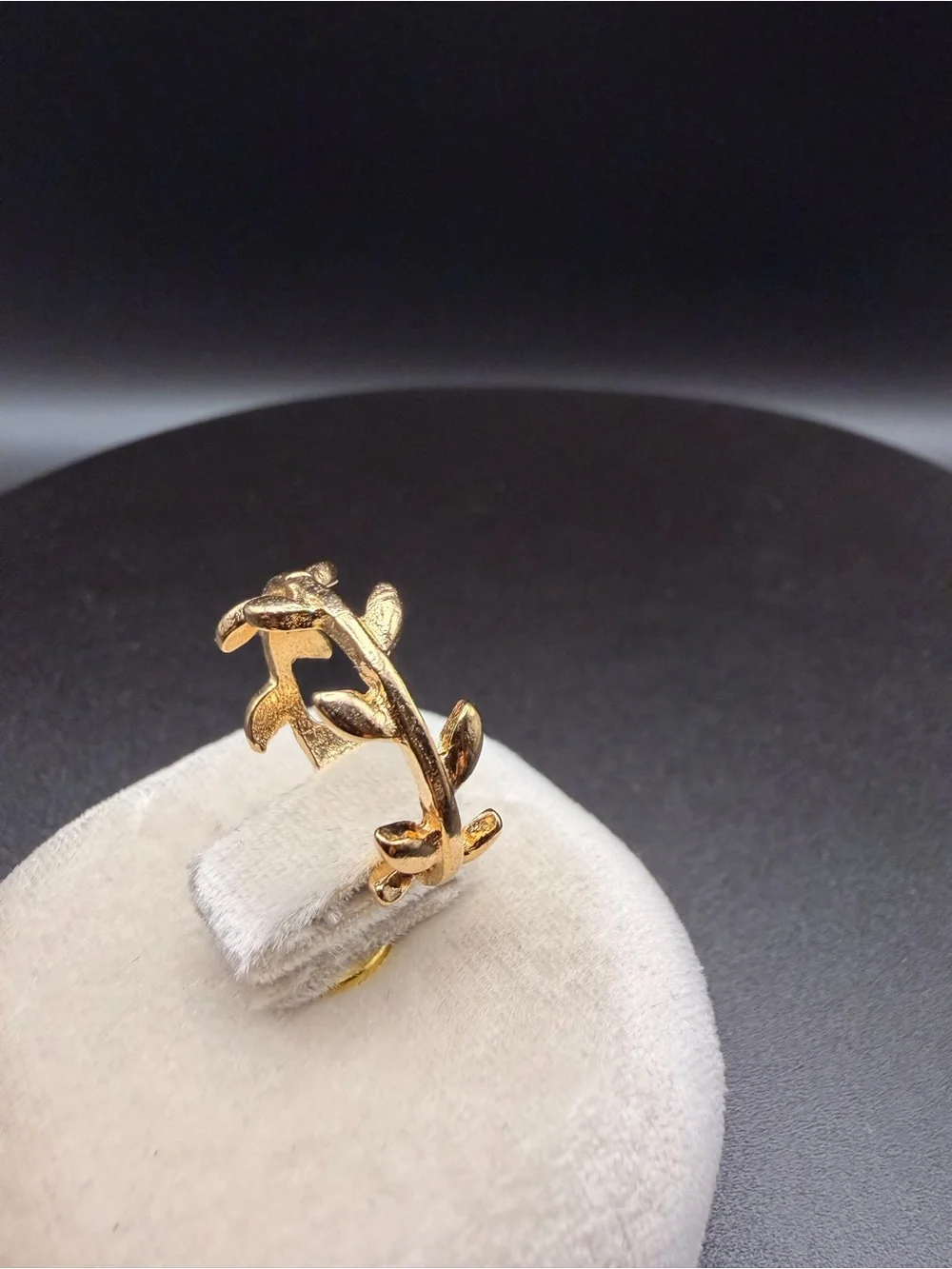 Gold Chain Stackable Women's Ring - Gold Tone